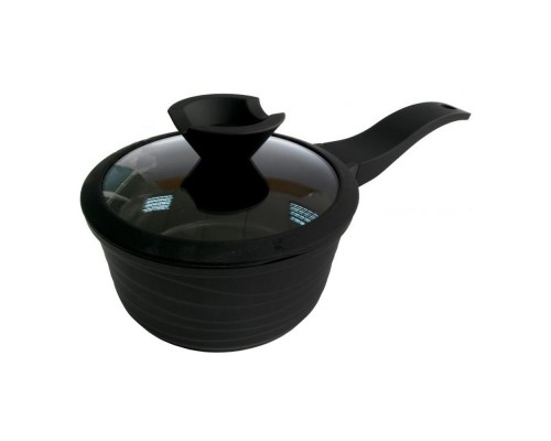 Ківш алюмінієвий антипригарний D=16см 1,3л 55872-16 Lessner Black Pro New