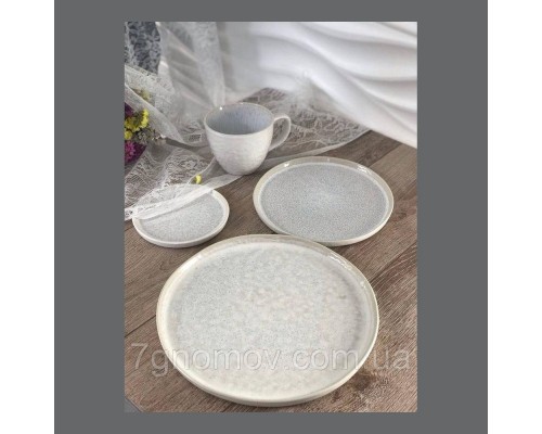 Тарілка керамічна овальна 33,8см біла 545-329