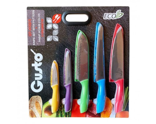 Набір ножів 5 предметів Color Gusto GT-4102/5