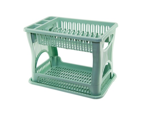 Сушарка для посуду 2х ярусна Rainbow MR-1026