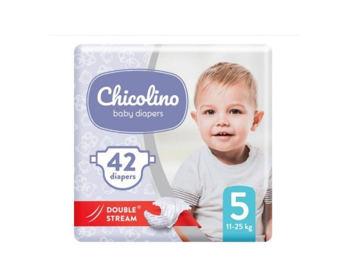 Підгузники дитячі Chicolino 5 (11-25кг) 42шт Підгузники дитячі Chicolino 5 (11-25кг) 42шт