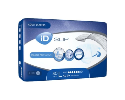 Підгузники для дорослих iD SLIP Extra Plus M  30 шт. 7%