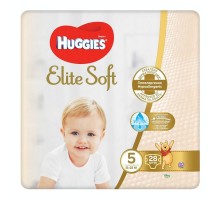 Підгузники дитячі Huggies Elite Soft 5 (12-22кг) 28шт.