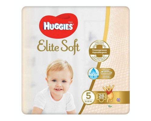 Підгузники дитячі Huggies Elite Soft 5 (12-22кг) 28шт. Підгузники дитячі Huggies Elite Soft 5 (12-22кг) 28шт.