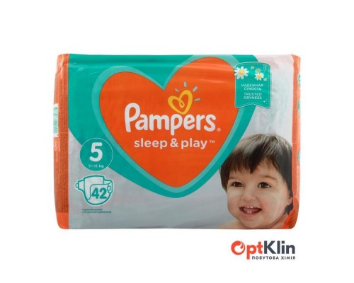 Дитячі підгузники PAMPERS  Sleep&Play Junior (11-16кг) 42шт /81757850