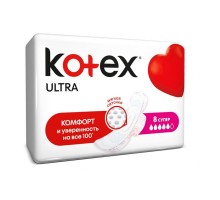 Прокладки Kotex Ultra Dry Super 8шт.