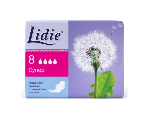 Прокладки Lidie Ultra Super 8шт. Прокладки Lidie Ultra Super 8шт.