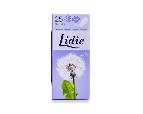 Прокладки щоденні Lidie 25шт. Прокладки щоденні Lidie 25шт.