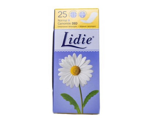 Прокладки щоденні Lidie deo 25шт. Прокладки щоденні Lidie deo 25шт.