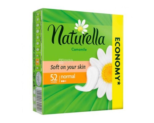 Прокладки жіночі щоденні гігієнічні ароматизовані NATURELLA Camomile Normal Trio 44шт 83745811