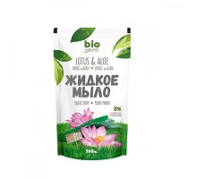 Мило рідке Bio Naturell дой-пак 500мл лотос/алоє