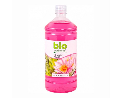 Мило рідке Bio Naturell запаска 1л лотос/алоє Мило рідке Bio Naturell запаска 1л лотос/алоє