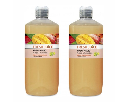 Крем-мило рідке Fresh Juice 1л mango&carambola Крем-мило рідке Fresh Juice 1л mango&carambola