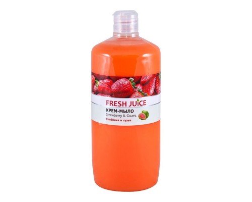 Крем-мило рідке Fresh Juice 1л strawberry&quava