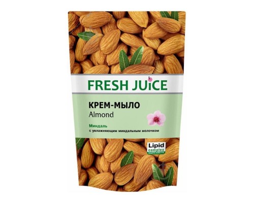 Крем-мило рідке Fresh Juice  дой-пак 460мл almond