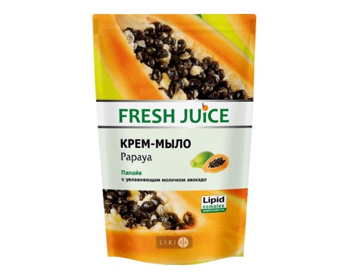 Рідке крем-мило дой-пак Fresh Juice 460мл papaya Рідке крем-мило дой-пак Fresh Juice 460мл papaya