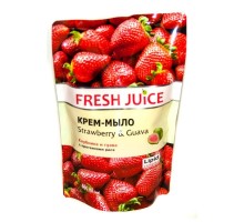 Рідке крем-мило дой-пак Fresh Juice  460мл strawberry&quava