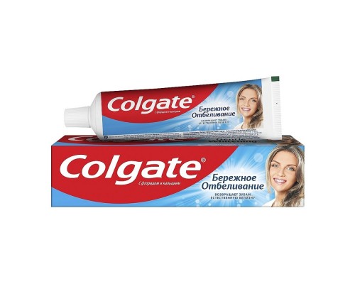 Зубна паста Colgate  100мл дбайливе відбілювання