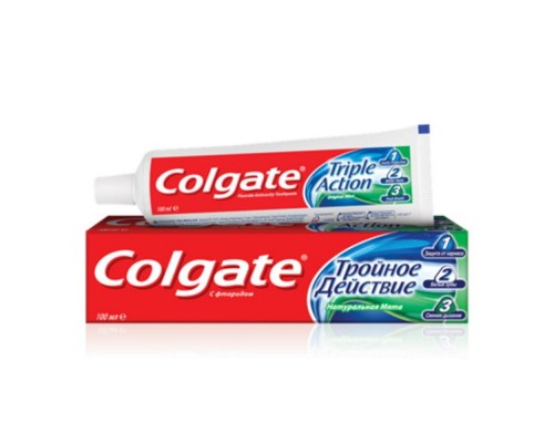 Зубна паста Colgate  100мл потрійна дія