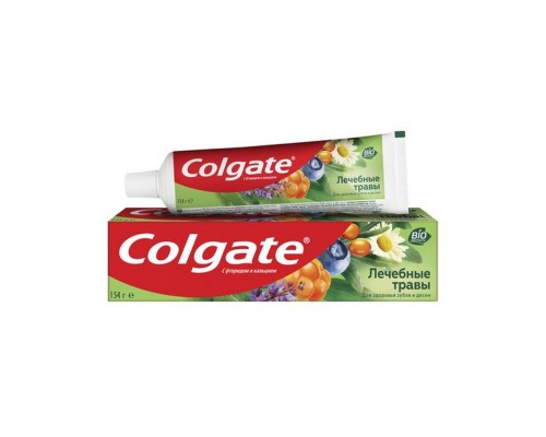 Зубна паста Colgate 100мл цілющі трави відбілююча