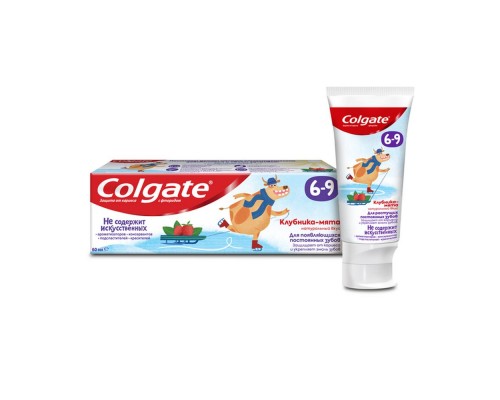 Зубна паста Colgate 60мл дитяча 6-9 з фторидом