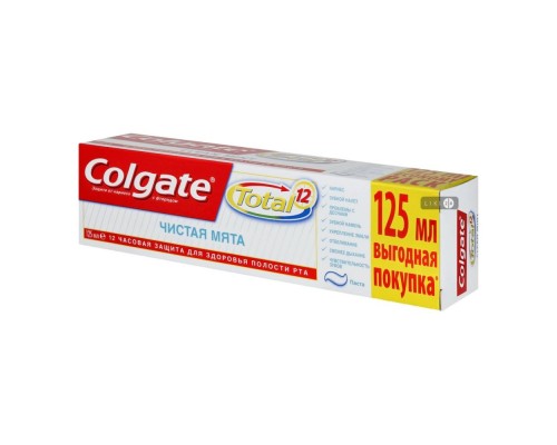 Зубна паста Colgate Тотал 12 125мл чиста м'ята