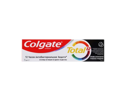 Зубна паста Colgate Тотал 12 75мл професійна Глибоке очищення