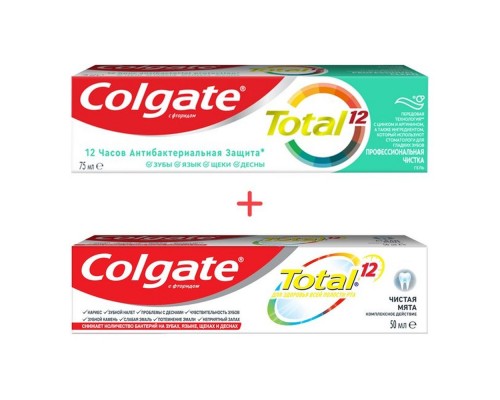 Зубна паста Colgate Тотал 12 75мл чиста м'ята