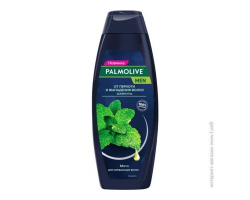 Шампунь Palmolive 380мл Натюрель Проти лупи та випадіння М'ята