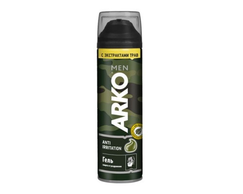Гель для гоління Arko Men 200мл Anti-Irriation