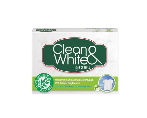 Мило господарське Duru CLEAN&WHITE 4*125г відбілююче