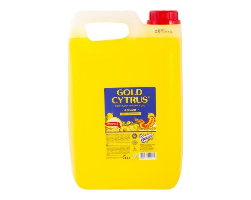 Засіб для миття посуду Gold Cytrus 1,5л жовтий Засіб для миття посуду Gold Cytrus 1,5л жовтий