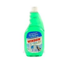 Засіб для миття вікон Window plus  500мл ЗАПАСКА на оцтовій основі зелена