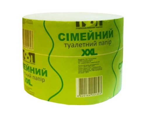 Папір туалетний Сімейний XXL (уп - 30шт) 2ф Папір туалетний Сімейний XXL (уп - 30шт) 2ф