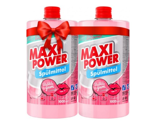 Засіб для миття посуду MAXI POWER 1л Бабл Гам запаска