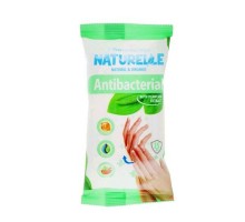 Вологі серветки NATURELLE antibacterial, подорожник15шт