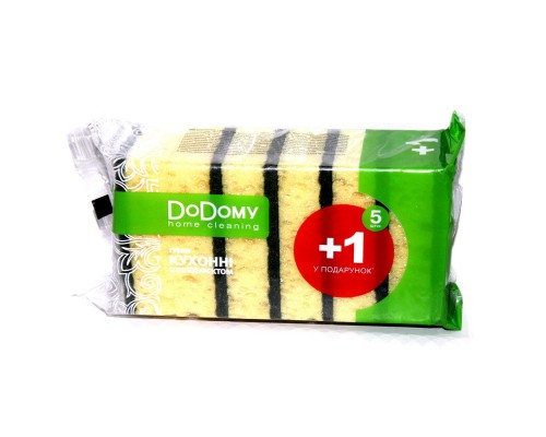 Губки кухонні піноефект DoDomy  5+1шт