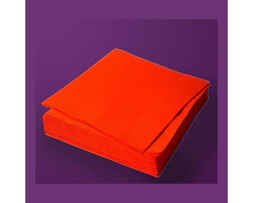 Серветка паперова 1/4 330*330мм 200арк. червоні Papero NL544