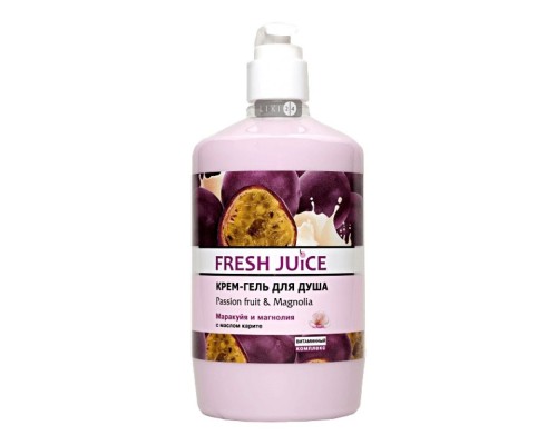Крем-гель для душу Fresh Juice 750мл passion fruit mangolia Крем-гель для душу Fresh Juice 750мл passion fruit mangolia