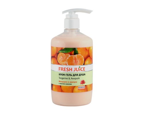 Крем-гель для душу Fresh Juice 750мл tangerine awapuhi Крем-гель для душу Fresh Juice 750мл tangerine awapuhi