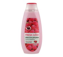 Крем-гель для душу Fresh Juice  400мл passion litchi raspberry