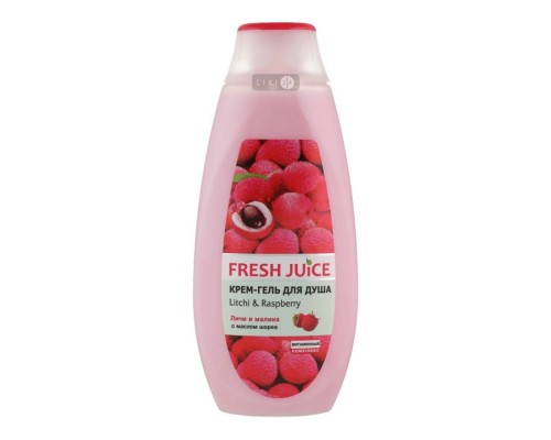 Крем-гель для душу Fresh Juice 400мл passion litchi raspberry Крем-гель для душу Fresh Juice 400мл passion litchi raspberry