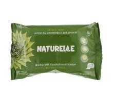 Вологий туалетний папір NATURELLE алоє та комплекс вітамінів 50шт
