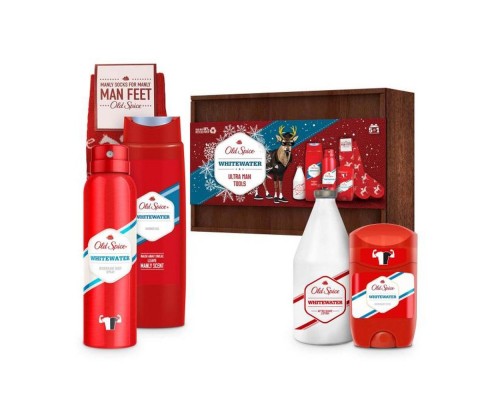 Набір ВАЙТВОТЕР OLD SPICE (дезод.+гель для д 2в1+лосьйон+тв.дез.) 81768107