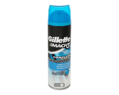Гель для гоління Gillette MACH3  Extra Comfort 200мл /81759763