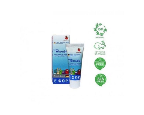 Зубна паста Das experten BUDDYM MICROBIES 0+50ml дитяча
