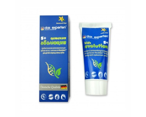 Зубна паста Das experten KIDS EVOLUTION 5+50ml дитяча