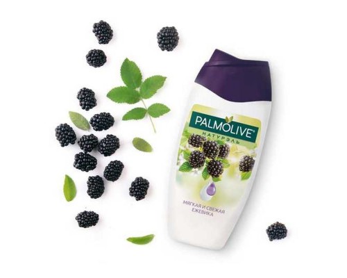 Гель для душу Palmolive 250мл Натурель М'яка та свіжа ожина
