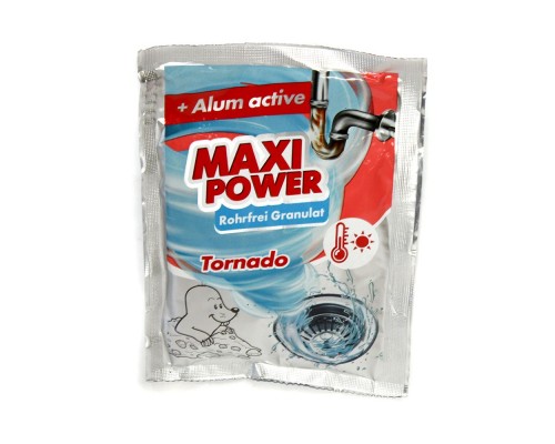 Засіб гранульований для чищення каналізаційних стоків MAXI POWER  80г