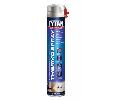 Піна утеплювач Tytan Professional THERMOSPRAY проф поліурет термоізоляція PU GUN RU-UA 870мл